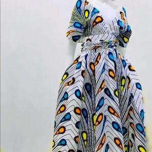 Ankara Infinity Dress
